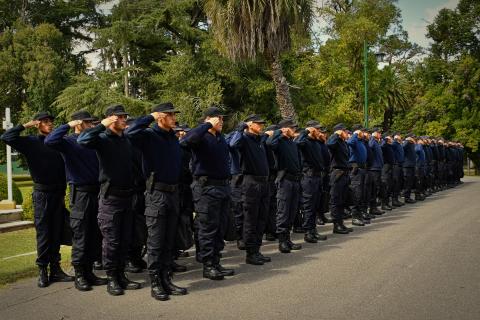 Día del Retirado en Escuela de Policía Juan Vucetich
