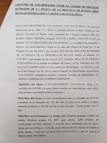 Acuerdo Delegación Bragado